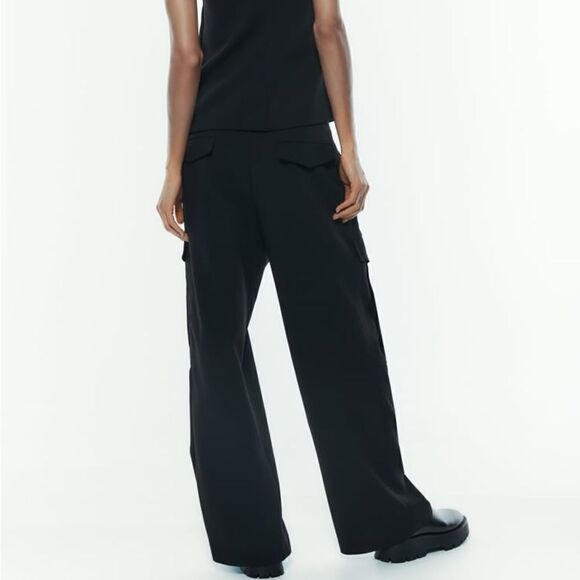 ZARA FULL LENGTH CARGO PANTS
BLACK - Picture 6 of 12